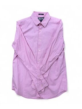 Men’s Pink Express button up shirt Size Medium